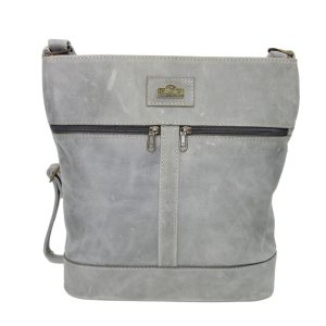 Der Lederhändler Lynn Crossbody - Stiff Grey