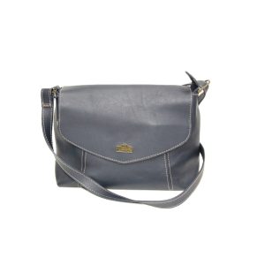 Der Lederhändler Rhona Crossbody Stiff - Navy