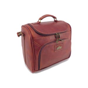 Der Lederhändler Unisex Vanity Case - Tobacco