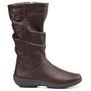 Hotter Derrymore Leather Mid-calf Slouched Boot