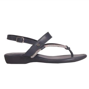 Froggie 12007 Diamante Rope Thong Sandal