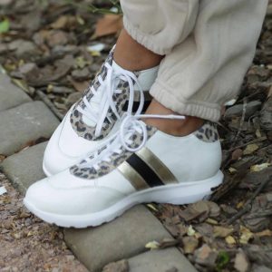 Froggie 12459 Lace-up Glam Sneakers