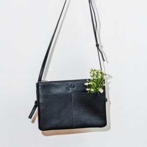 Julz Natalie Double Compartment Sling- Black