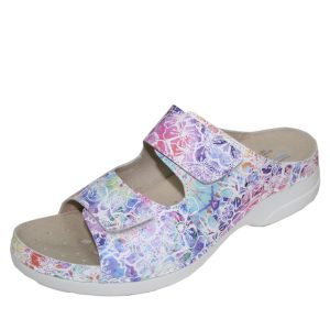 Nursing Care Eslovaquia Leather Velcro Sandal