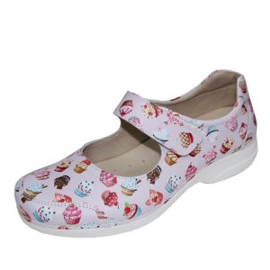 Nursing Care Letonia Leather Mary Jane Shoes