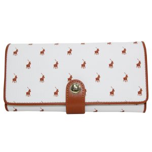 Polo POS432401 New Iconic Trifold Purse - White