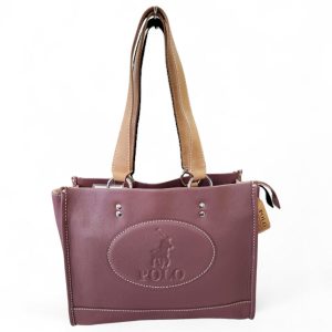 Polo 6601099 Benton Leather Tote - Rosewood