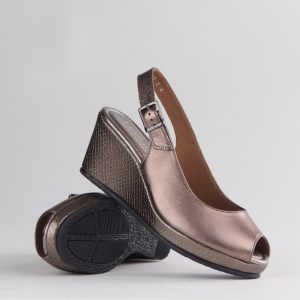 Froggie 10715 Leather Slingback Wedge