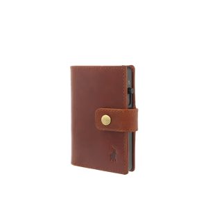 Polo POS602452 Pop Up Metal Card Holder - Brown