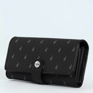 Polo POS432405 Iconic Trifold Purse - Black