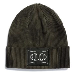 S.P.C.C Thatcher Beanie - Dark Fatigue