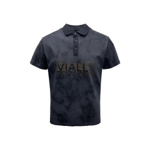 Vialli Netted T-Shirt - Grey