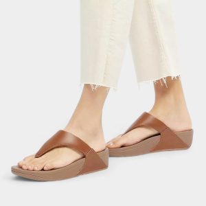 Fitflop Lulu Leather Toe Post Sandal